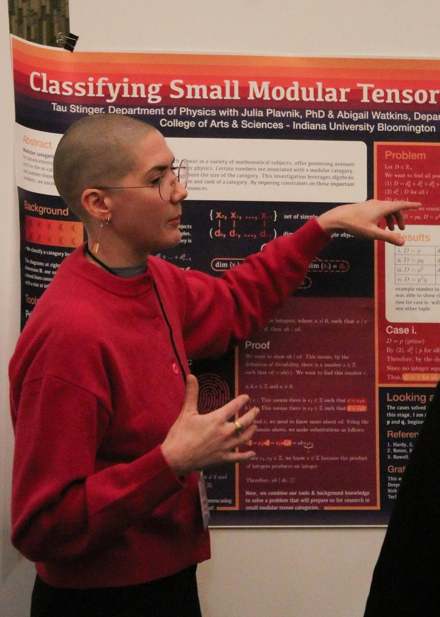 Classifying Small Modular Tensor Categories research poster